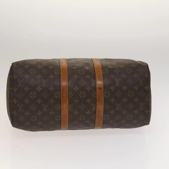 LOUIS VUITTON Monogram Keepall 45 Boston Bag M41428 LV Auth 127942 - Picture 6 of 14